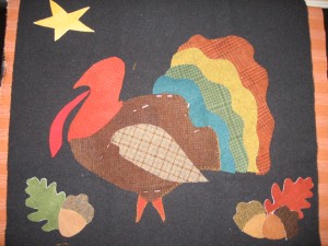 Unfinished Turkey Mat